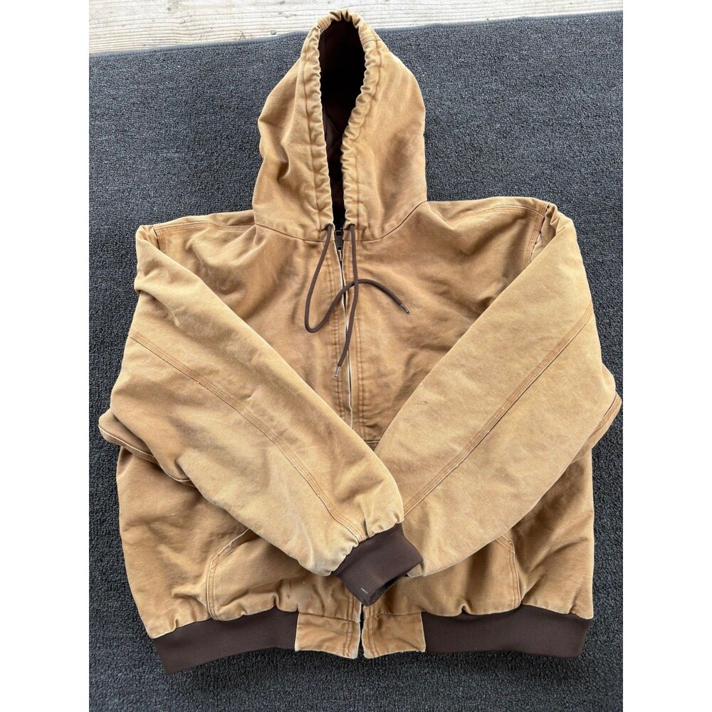 Men's‎ Redhead Full Zip Hooded Work Jacket Detroit , Lined, Size 2x